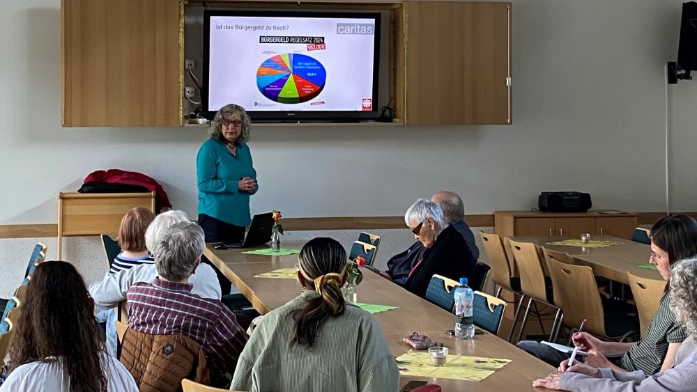 Antje Braun bei einer Caritas-Veranstaltung in Göttingen. |&nbsp;Foto: Melda Akbas / Caritas Südniedersachsen