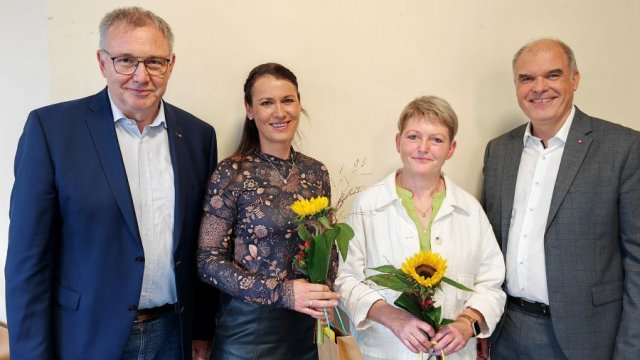 Das Bild zeigt Mitarbeitende der Caritas Südniedersachsen. | Foto: Claudia Nachtwey / cps