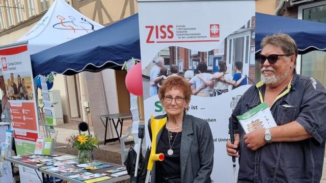 ZISS-Infostand in Uslar | Foto: Lisa Severitt / Caritas