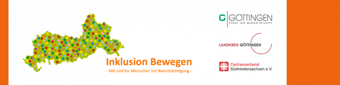 Header-Grafik: Geschäftsstelle „Inklusion bewegen“ für die Stadt und den Landkreis Göttingen